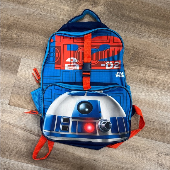 Star Wars R2-D2 Blue and Red Backpack - Picture 1 of 9